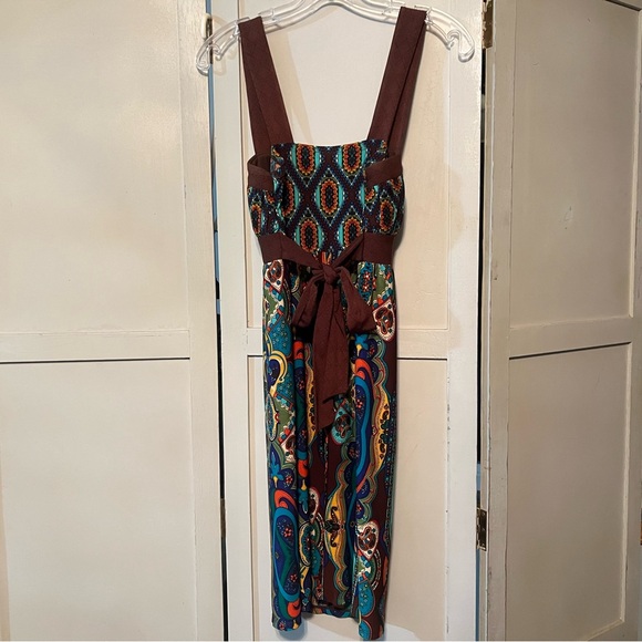 Sexy psychedelic boho mini dress - Picture 3 of 16